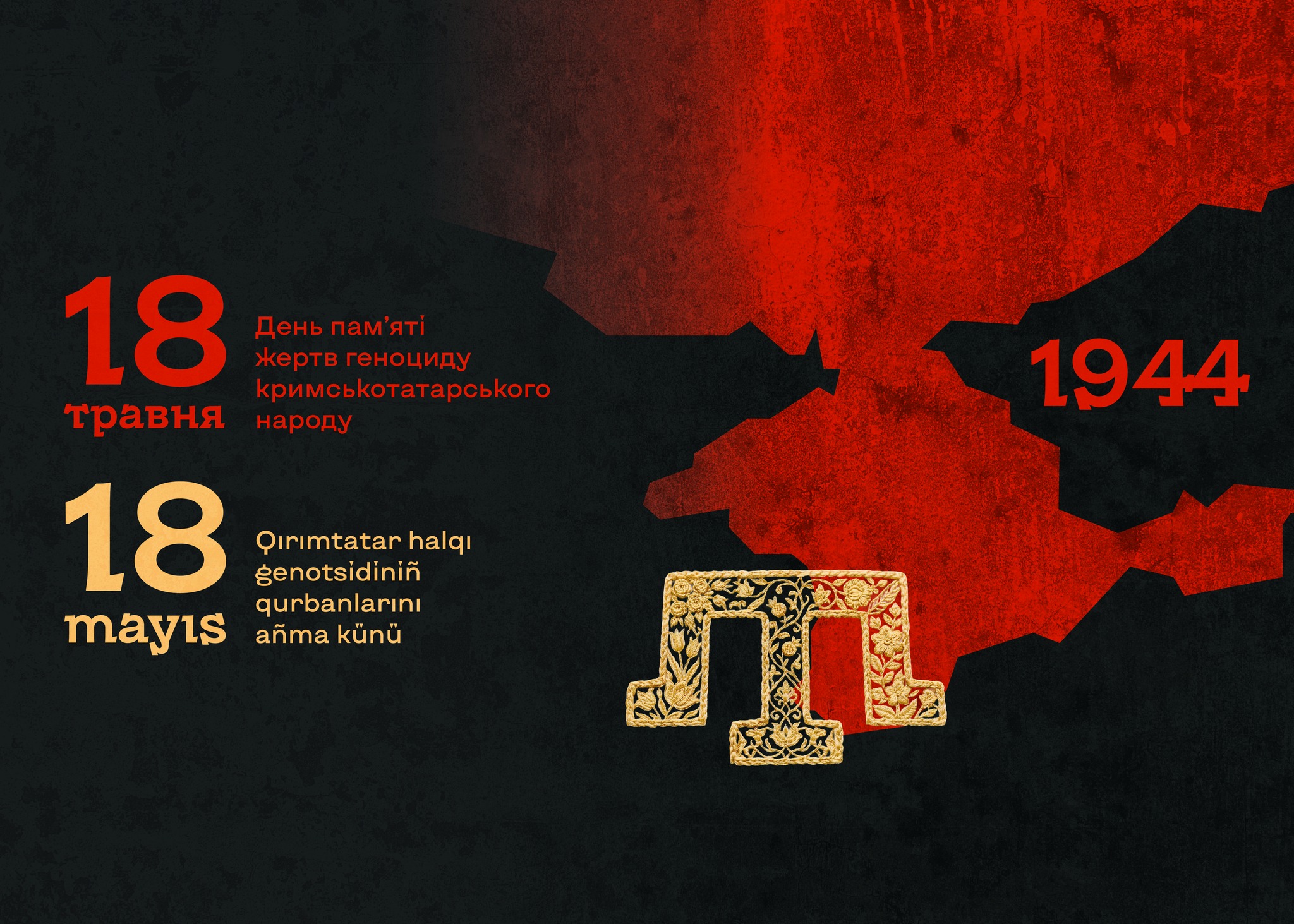 18 травня — День пам’яті жертв геноциду кримськотатарського народу